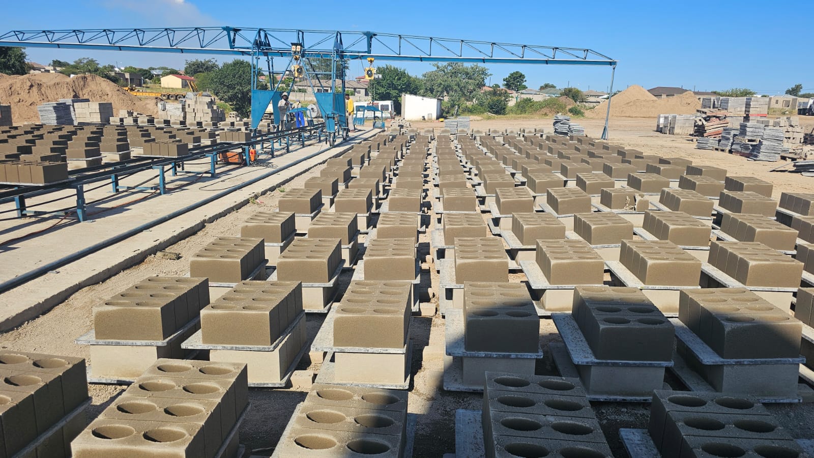 Brick and block manufacturing