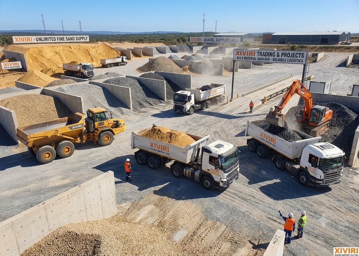 Truck on site
